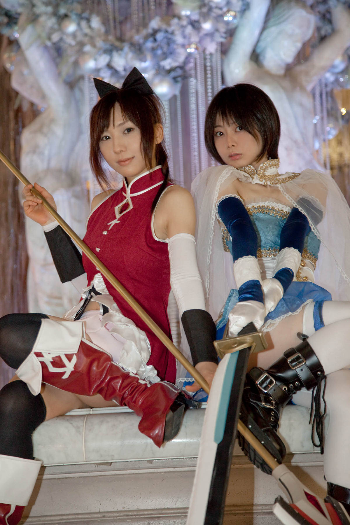 (C80) (コスプレ)   Sayaka and Kyoko  CosPlay制服诱惑套图